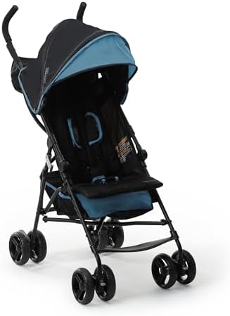 3D Mini Convenience Stroller, Blue/Black