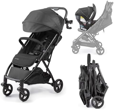 3Dquickclose CS+ Compact Fold Stroller, Black