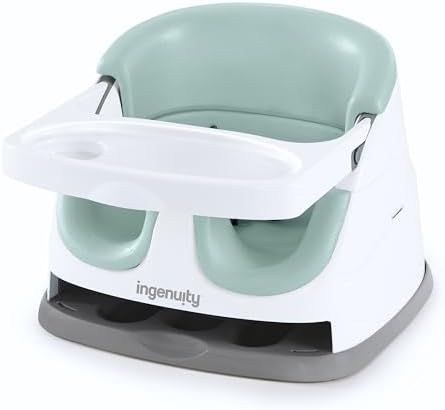 Baby Base 2-in-1 Booster Feeding and Floor Seat, Mist