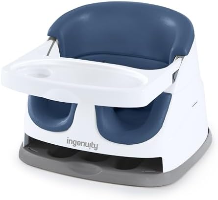 Baby Base 2-in-1 Booster Feeding and Floor Seat, Night Sky