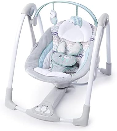 Compact Lightweight Portable Baby Swing with Music