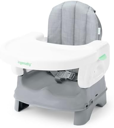 Deluxe Comfort Booster Seat for Kitchen Chair, Grey