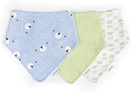 Easy Eater 3-Pack Baby Bandana Cotton Drool Bib