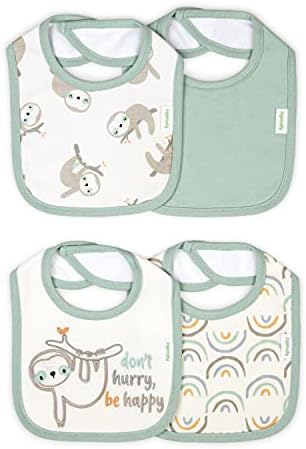 Easy Eater 4-Pack Absorbent Terry-Backed Cotton Baby