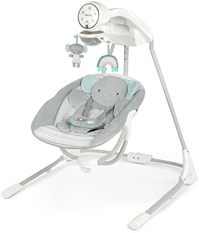 InLighten 5-Speed Baby Swing for Infant, Van