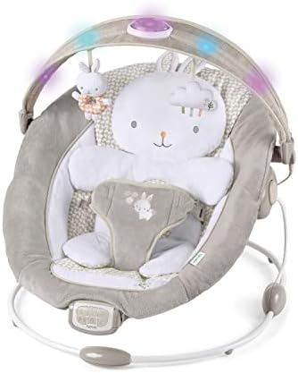 InLighten Baby Bouncer Infant Seat with Light Up -Toy