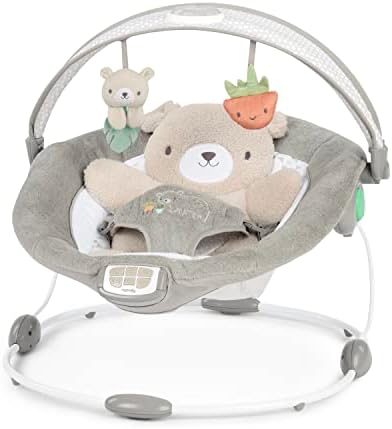 InLighten Baby Bouncer Seat with Light Up-Toy Bar